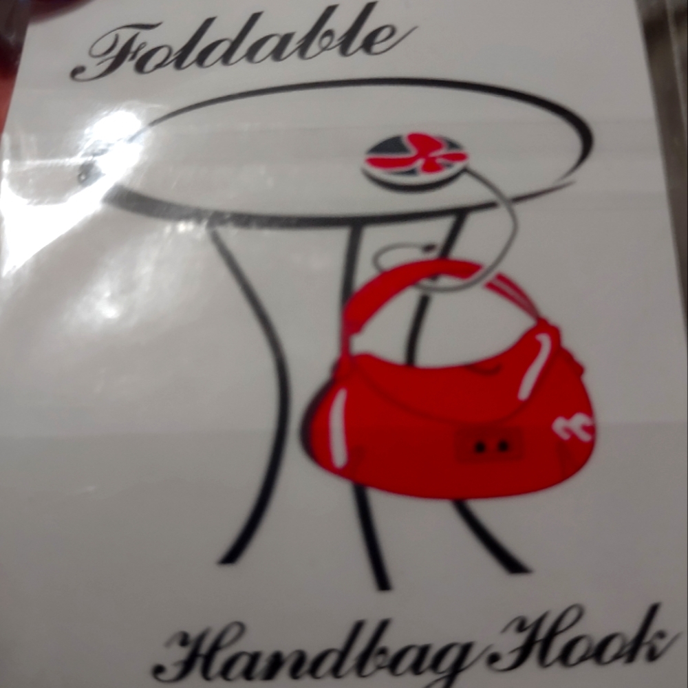 2 Gem Foldable Handbag Hooks